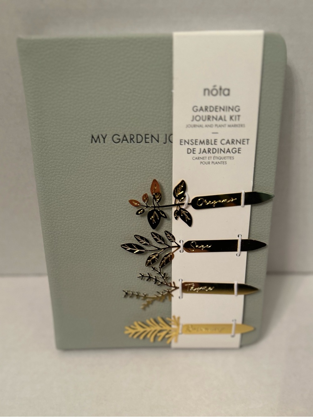 My Garden Journal - Sage Green Gardening Journal Kit